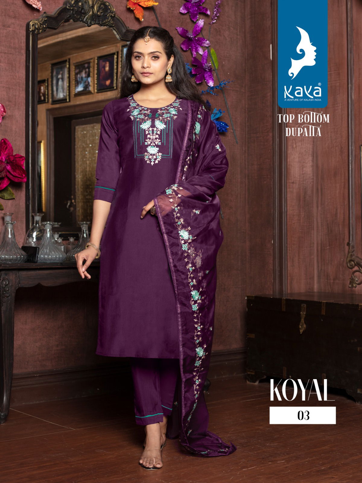 Kaya Koyal Silk Readymade Suits Catalog
